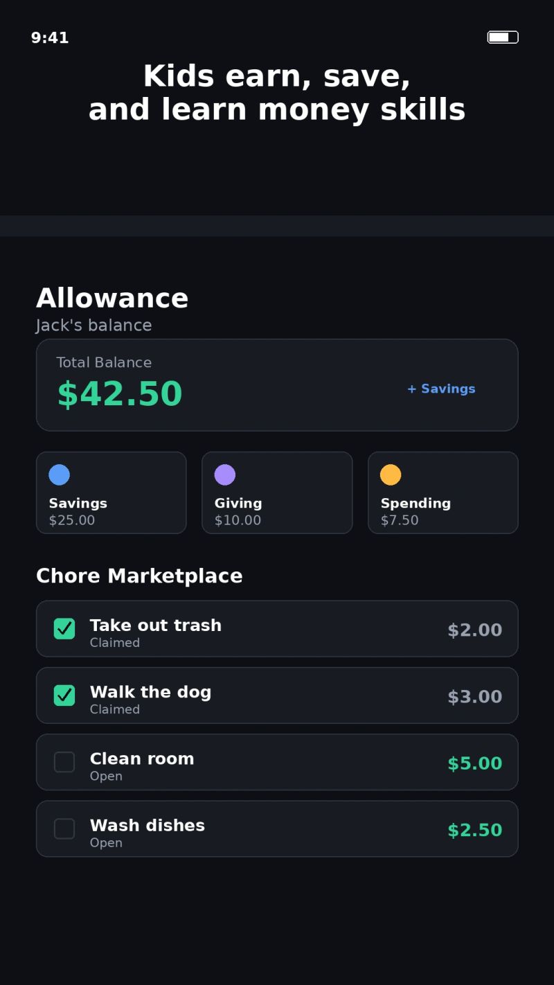 Chores and allowance