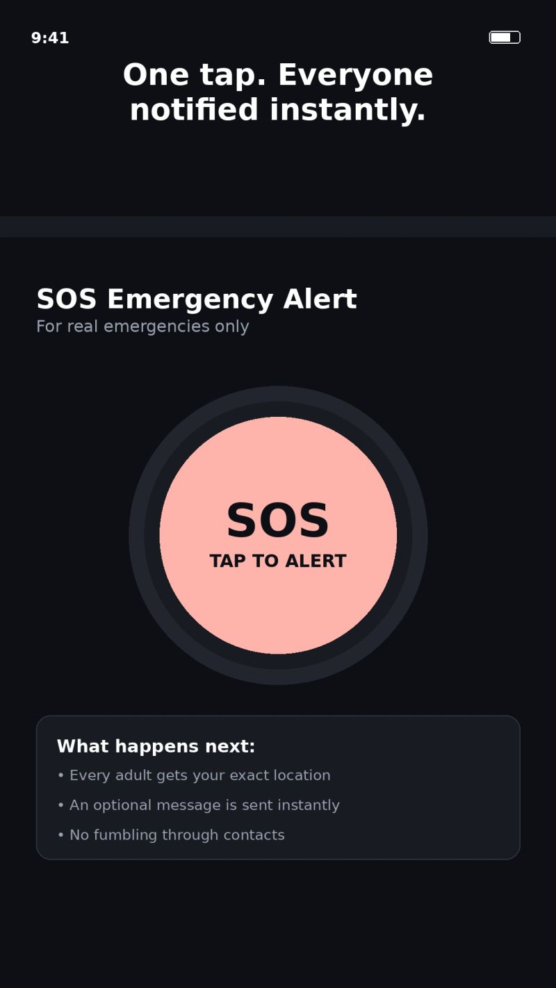 SOS alert